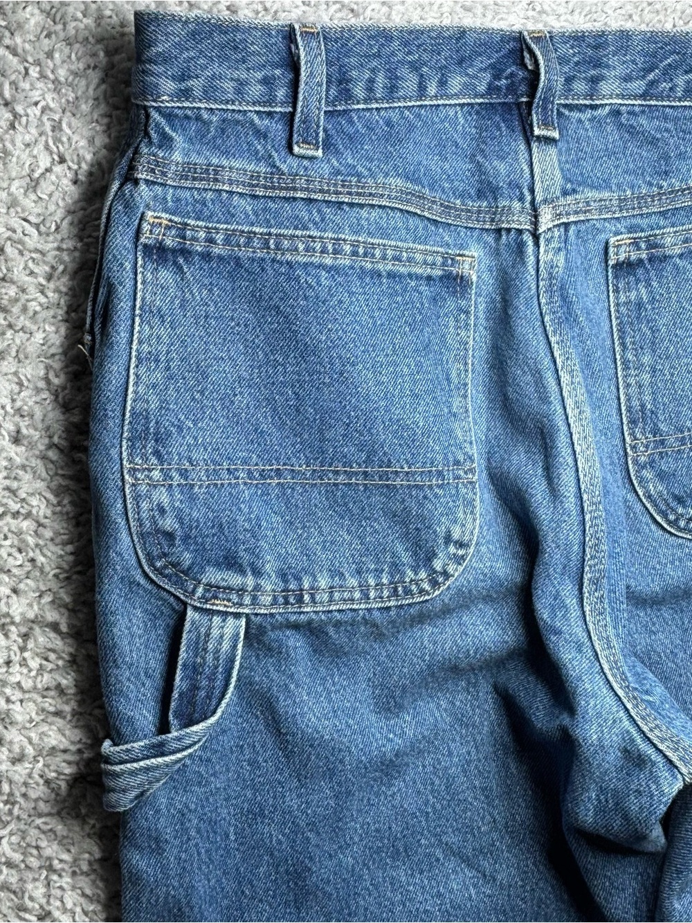 DICKIES Jeans Mens 34 x 30 Carpenter Baggy Wide Leg Utility Durable Work Relaxed - Picture 5 of 8